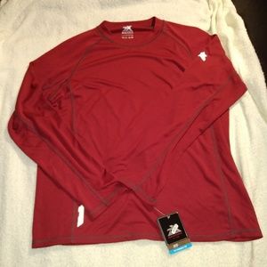 ZeroXposur Burgundy Fit-Formance Shirts